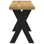 Casa si Gradina - Mobilier - Mese si birouri - Birouri - Birou NOAIN Picioare in forma X 120x50x75 cm lemn masiv de pin - Infinity.ro
