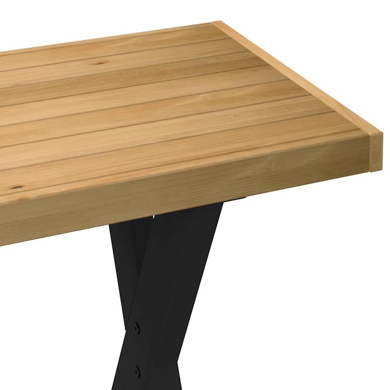 Casa si Gradina - Mobilier - Mese si birouri - Birouri - Birou NOAIN Picioare in forma X 120x50x75 cm lemn masiv de pin - Infinity.ro