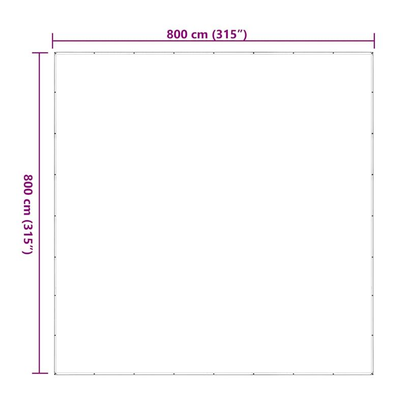 Casa si Gradina - Gradina si terasa - Umbrele si pavilioane - Pavilioane - Prelata transparenta cu ochiuri 8x8 m polietilena - Infinity.ro