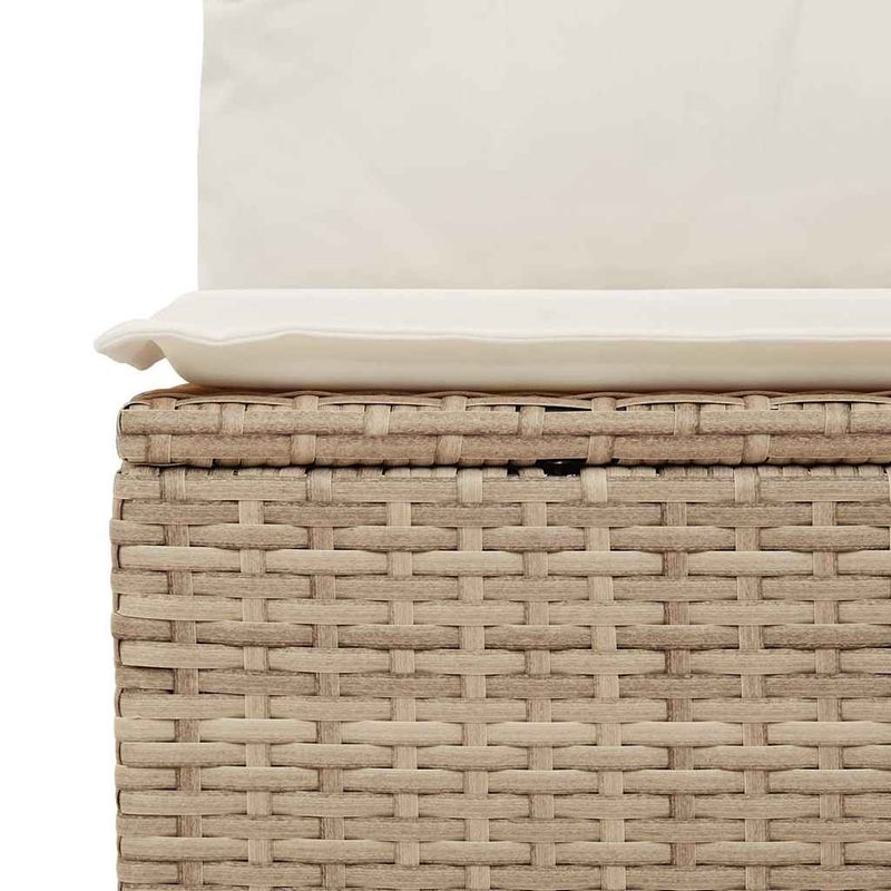Casa si Gradina - Gradina si terasa - Mobilier exterior - Seturi mobila gradina - Set canapele gradina cu perne 7 piese bej poliratan/lemn acacia - Infinity.ro