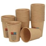 Casa si Gradina - Bucatarie si vesela - Cani si pahare - Cani si cesti - Cesti de cafea din hartie 1000 buc 8oz 200ml maro - Infinity.ro