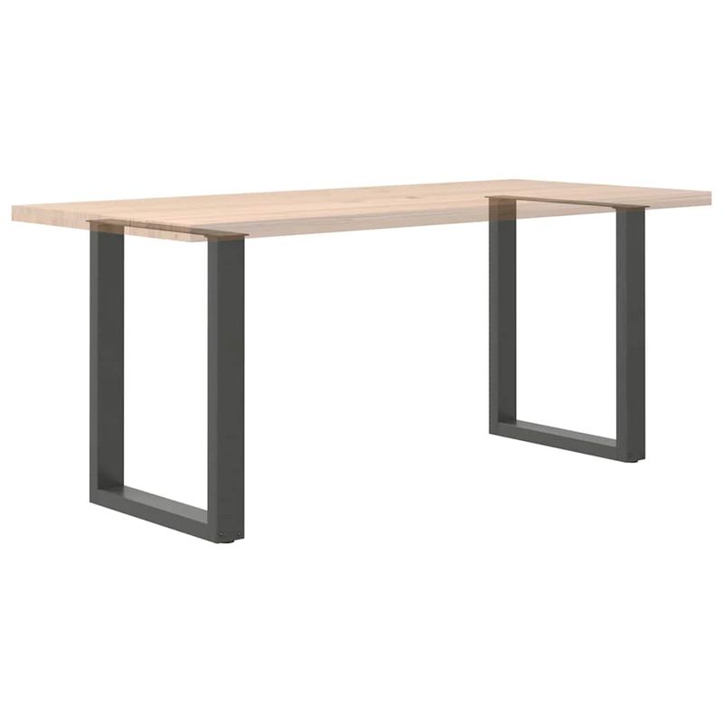 Casa si Gradina - Mobilier - Feronerie si accesorii mobila - Picioare pentru masuta de cafea in forma U 2 buc Antracit Otel - Infinity.ro