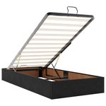 Casa si Gradina - Mobilier - Paturi si accesorii - Paturi - Cadru de pat otoman cu saltele, catifea neagra 100x200cm - Infinity.ro