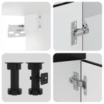 Casa si Gradina - Mobilier - Comode si corpuri - Corpuri bucatarie - Set dulap de bucatarie 14 piese „Porto” lemn negru prelucrat - Infinity.ro