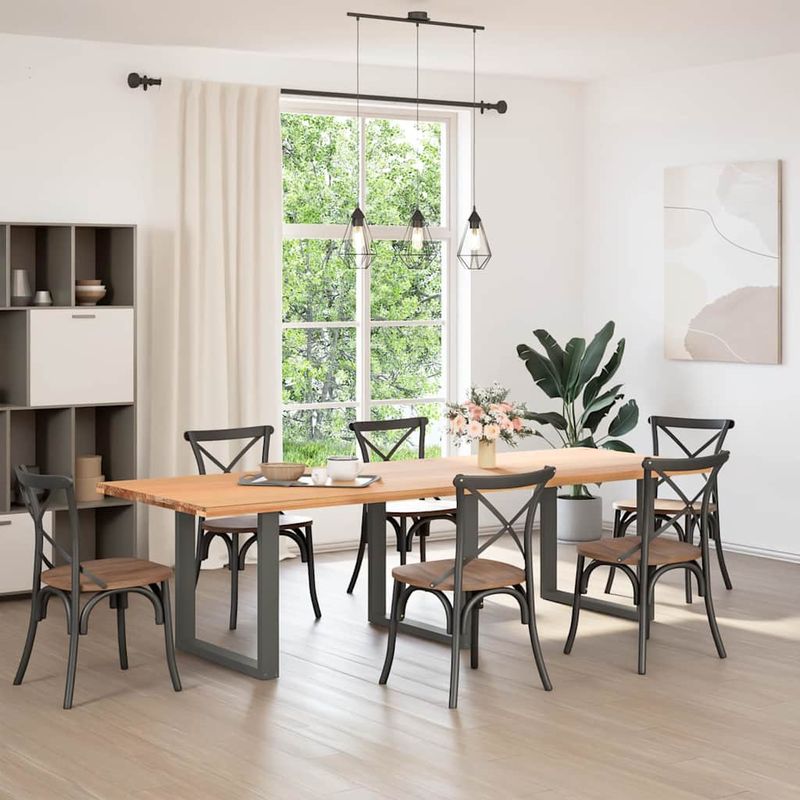 Casa si Gradina - Mobilier - Feronerie si accesorii mobila - Picioare pentru masuta de cafea in forma U, 3 buc Antracit Otel, mărime 80x(72-73) cm - Infinity.ro