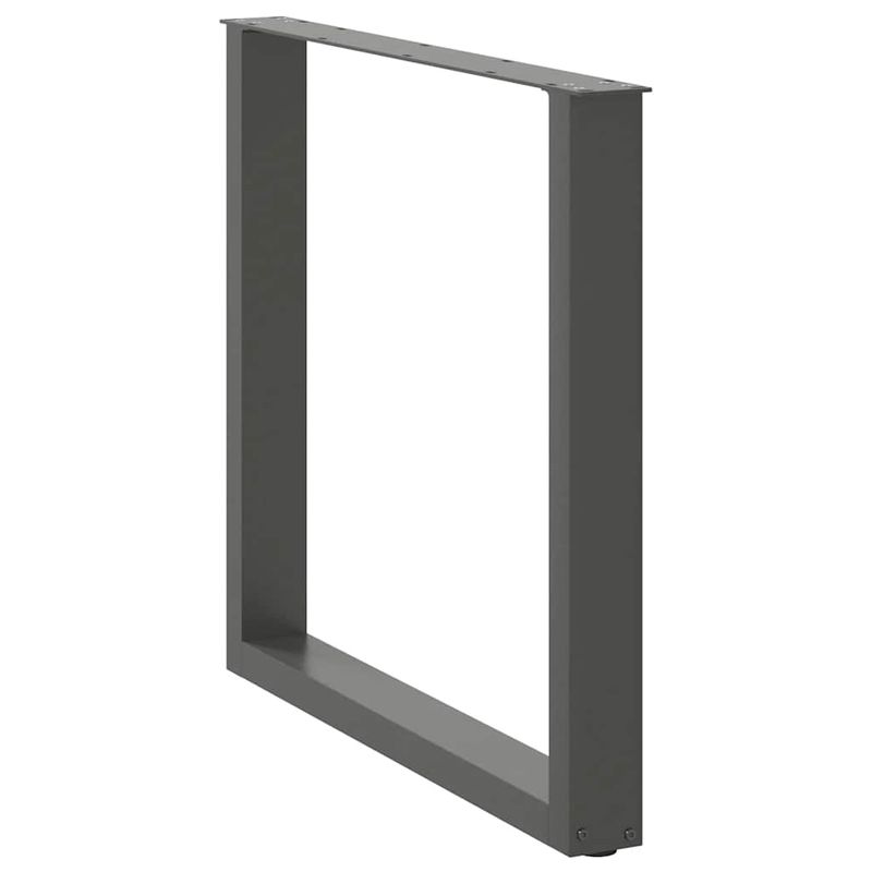 Casa si Gradina - Mobilier - Feronerie si accesorii mobila - Picioare pentru masuta de cafea in forma U, 3 buc Antracit Otel, mărime 80x(72-73) cm - Infinity.ro