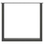 Casa si Gradina - Mobilier - Feronerie si accesorii mobila - Picioare pentru masuta de cafea in forma U, 3 buc Antracit Otel, mărime 80x(72-73) cm - Infinity.ro