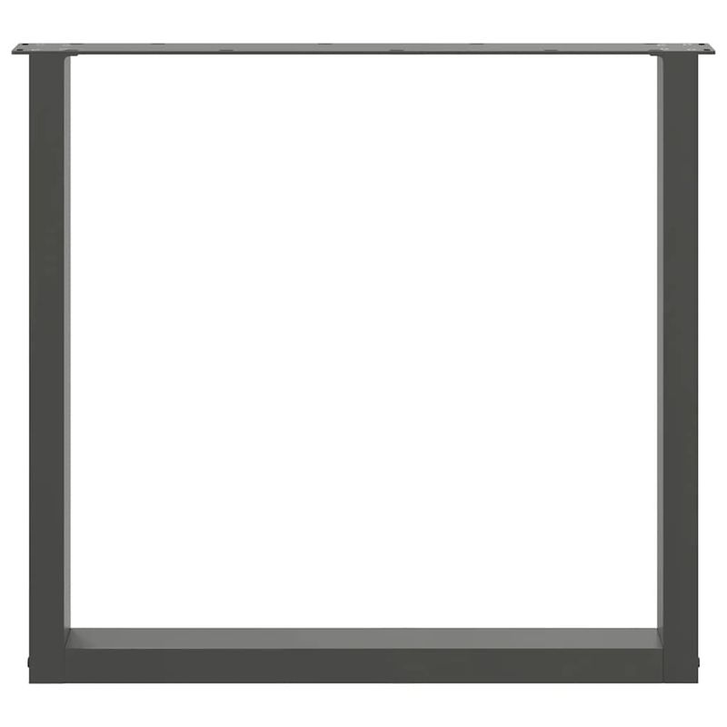 Casa si Gradina - Mobilier - Feronerie si accesorii mobila - Picioare pentru masuta de cafea in forma U, 3 buc Antracit Otel, mărime 80x(72-73) cm - Infinity.ro
