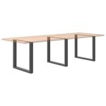 Casa si Gradina - Mobilier - Feronerie si accesorii mobila - Picioare pentru masuta de cafea in forma U, 3 buc Antracit Otel, mărime 80x(72-73) cm - Infinity.ro
