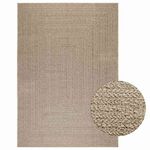 Casa si Gradina - Textile si covoare - Covoare - Covoare casa - Covor ZIZUR aspect iută 160x230 cm, pentru interior și exterior, model dreptunghiular - Infinity.ro