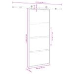 Casa si Gradina - Constructii - Usi interior, exterior si garaj - Usi garaj - Usa glisanta cu set de feronerie sticla temperata si aluminiu - Infinity.ro