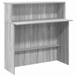 Casa si Gradina - Mobilier - Mese si birouri - Birouri - Birou de receptie Gri Sonoma 100x50x103,5 cm Lemn prelucrat - Infinity.ro