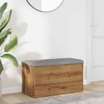 Casa si Gradina - Mobilier - Canapele si coltare - Banchete - Banca de depozitare Stejar artizanal 82x42x45 cm lemn prelucrat - Infinity.ro