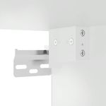 Casa si Gradina - Mobilier - Comode si corpuri - Corpuri bucatarie - Dulap de bucatarie cu usa sticla „Kalmar” lemn prelucrat alb, model 1x dulap de perete din sticlă (1 ușă), mărime 40x31x60 cm - Infinity.ro