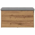 Casa si Gradina - Mobilier - Canapele si coltare - Banchete - Banca de depozitare Stejar artizanal 82x42x45 cm lemn prelucrat - Infinity.ro