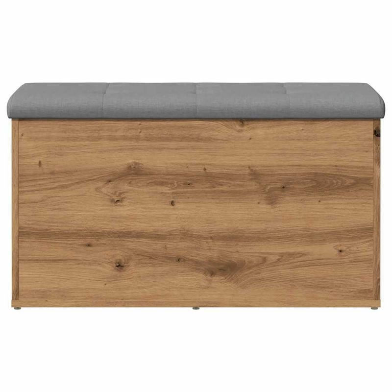 Casa si Gradina - Mobilier - Canapele si coltare - Banchete - Banca de depozitare Stejar artizanal 82x42x45 cm lemn prelucrat - Infinity.ro