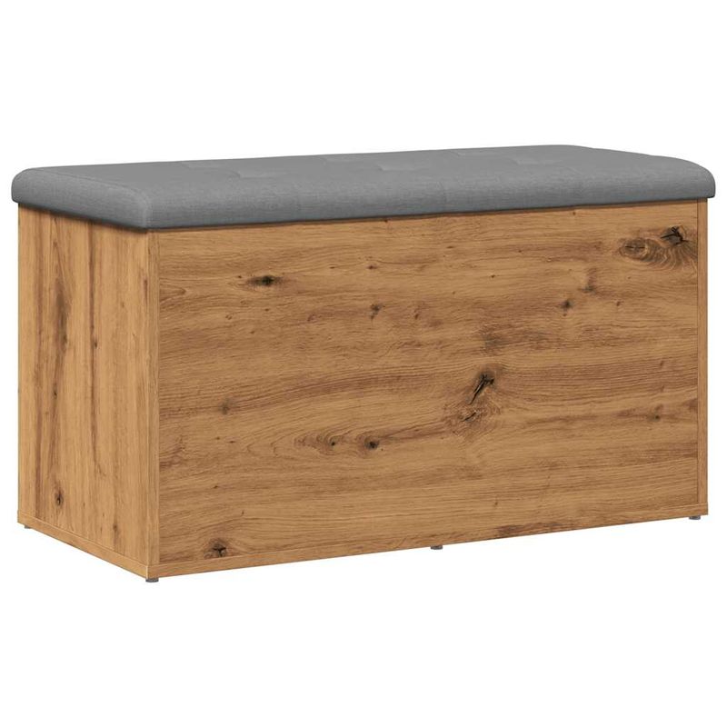 Casa si Gradina - Mobilier - Canapele si coltare - Banchete - Banca de depozitare Stejar artizanal 82x42x45 cm lemn prelucrat - Infinity.ro