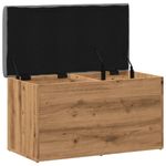 Casa si Gradina - Mobilier - Canapele si coltare - Banchete - Banca de depozitare Stejar artizanal 82x42x45 cm lemn prelucrat - Infinity.ro