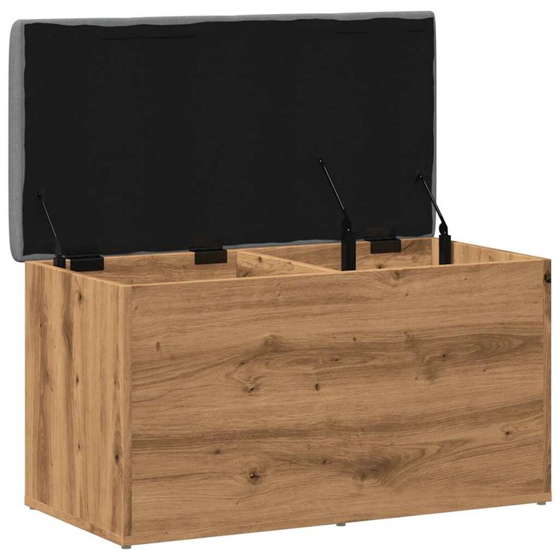 Casa si Gradina - Mobilier - Canapele si coltare - Banchete - Banca de depozitare Stejar artizanal 82x42x45 cm lemn prelucrat - Infinity.ro