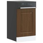 Electronice si Electrocasnice - Masini de spalat vase - Accesorii masini de spalat vase - Panou pentru masina de spalat vase Stejar maro Lemn prelucrat - Infinity.ro