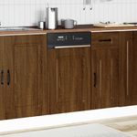 Electronice si Electrocasnice - Masini de spalat vase - Accesorii masini de spalat vase - Panou pentru masina de spalat vase Stejar maro Lemn prelucrat - Infinity.ro