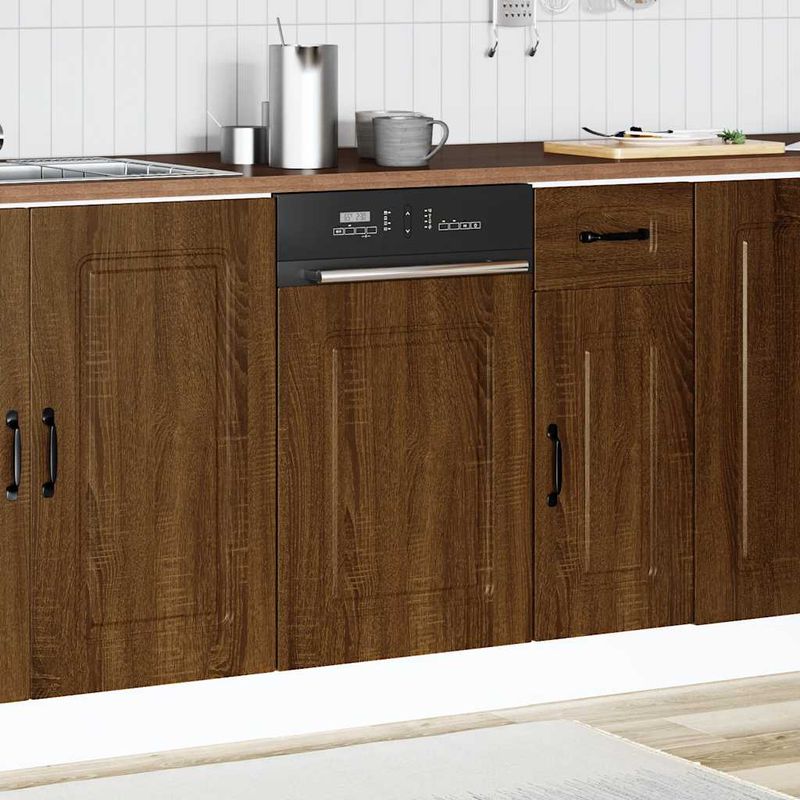 Electronice si Electrocasnice - Masini de spalat vase - Accesorii masini de spalat vase - Panou pentru masina de spalat vase Stejar maro Lemn prelucrat - Infinity.ro
