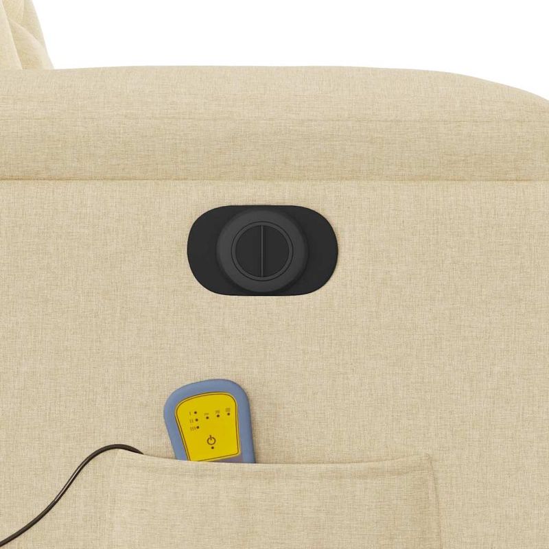 Ingrijire personala si Cosmetice - Sanatate si wellness - Articole wellness - Fotolii de masaj - Fotoliu electric de masaj rabatabil, crem, textil - Infinity.ro