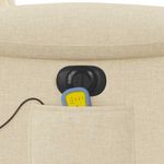 Ingrijire personala si Cosmetice - Sanatate si wellness - Articole wellness - Fotolii de masaj - Fotoliu electric de masaj rabatabil, crem, textil - Infinity.ro