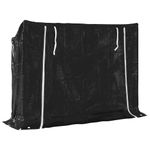 Casa si Gradina - Termice - Sobe, Seminee si accesorii - Accesorii seminee si sobe - Raft pentru lemn de foc cu capac de ploaie otel galvanizat, mărime 151x40.5x110.5 cm - Infinity.ro