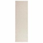 Casa si Gradina - Textile si covoare - Covoare - Covoare casa - Covor „ZIZUR” crem aspect iută pentru interior și exterior, model dreptunghiular, mărime 80x250 cm - Infinity.ro