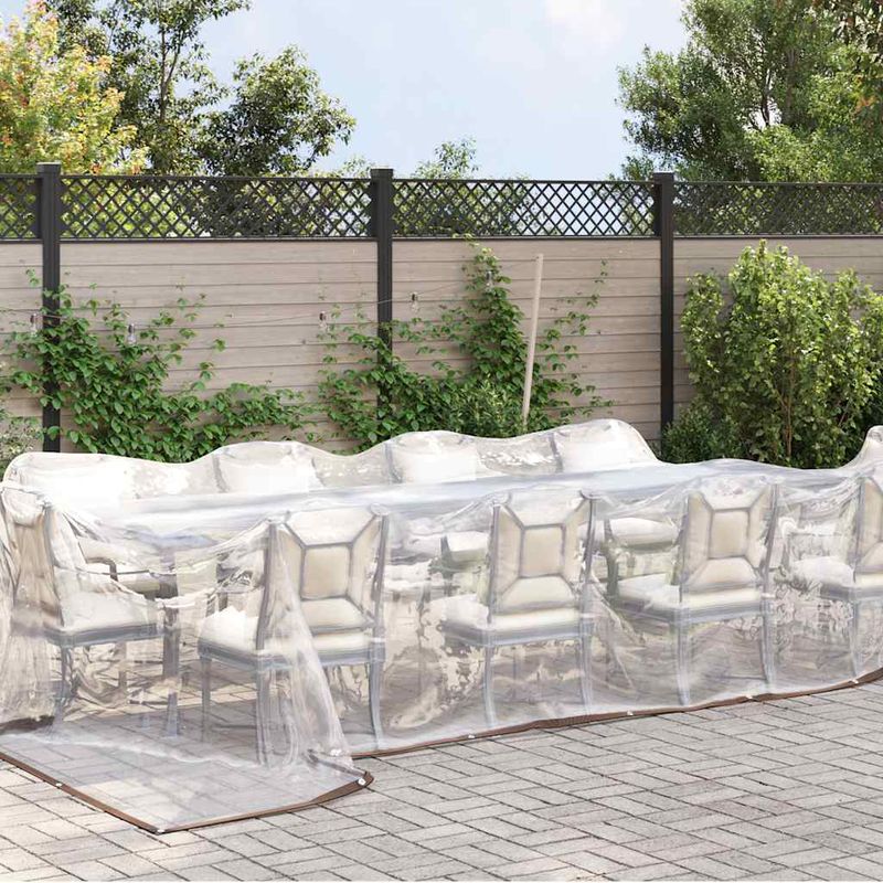 Casa si Gradina - Gradina si terasa - Umbrele si pavilioane - Pavilioane - Prelata transparenta cu ochiuri 4x12 m polietilena - Infinity.ro