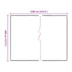Casa si Gradina - Gradina si terasa - Umbrele si pavilioane - Pavilioane - Prelata transparenta cu ochiuri 4x12 m polietilena - Infinity.ro