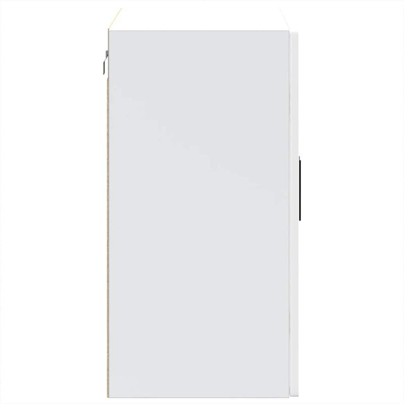 Casa si Gradina - Mobilier - Comode si corpuri - Corpuri bucatarie - Dulap de bucatarie cu usa din sticla „Porto” alb, model 1x dulap de perete din sticlă (2 uși), mărime 80x31x60 cm - Infinity.ro