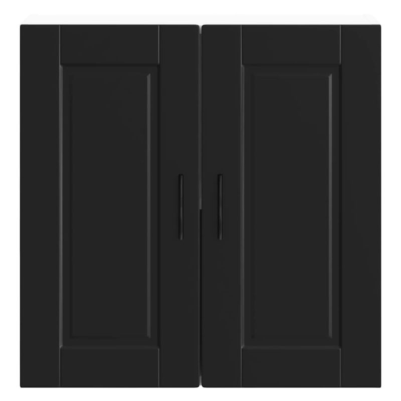 Casa si Gradina - Mobilier - Comode si corpuri - Corpuri bucatarie - Dulap de bucatarie „Porto” din lemn de lemn negru, model 1x dulap de perete (2 uși), mărime 60x31x60 cm - Infinity.ro