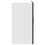 Casa si Gradina - Mobilier - Comode si corpuri - Corpuri bucatarie - Dulap de bucatarie „Porto” din lemn de lemn negru, model 1x dulap de perete (2 uși), mărime 60x31x60 cm - Infinity.ro