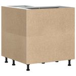 Casa si Gradina - Mobilier - Comode si corpuri - Corpuri bucatarie - Dulap de baza pe colt de bucatarie „Lucca” lemn prelucrat alb - Infinity.ro