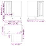 Casa si Gradina - Mobilier - Comode si corpuri - Corpuri bucatarie - Dulap de baza pe colt de bucatarie „Lucca” lemn prelucrat alb - Infinity.ro