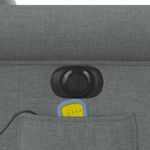Ingrijire personala si Cosmetice - Sanatate si wellness - Articole wellness - Fotolii de masaj - Fotoliu electric masaj rabatabil cu ridicare, gri inchis textil - Infinity.ro