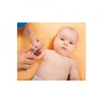 Jucarii, Copii si Bebe - Igiena si ingrijire - Baia bebelusului - Cadite bebe si accesorii baie - Forfecuta pentru bebelusi cu suport protectie BabyJem (Culoare: Gri) - Infinity.ro