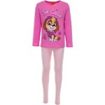 Fashion, accesorii si bijuterii - Copii - Lenjerie si pijamale copii - Pijamale copii - Pijamale lungi pentru copii sky Paw Patrol 2 ani Roz 92 CM - Infinity.ro