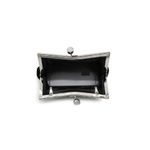 Fashion, accesorii si bijuterii - Femei - Accesorii femei - Genti si rucsacuri femei - Gentuta mica dama, eleganta, neagra, material catifelat, strasuri argintii, clutch, 220x50x100mm - Infinity.ro