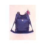 Fashion, accesorii si bijuterii - Femei - Accesorii femei - Genti si rucsacuri femei - Geanta dama, tip rucsac, marime medie, design modern, piele ecologica premium, eco-friendly, Bleumarine - Infinity.ro