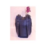 Fashion, accesorii si bijuterii - Femei - Accesorii femei - Genti si rucsacuri femei - Geanta dama, tip rucsac, marime medie, design modern, piele ecologica premium, eco-friendly, Bleumarine - Infinity.ro