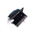 Fashion, accesorii si bijuterii - Femei - Accesorii femei - Genti si rucsacuri femei - Geanta mica de dama, eleganta, tip clutch, model paun, cu lantisor, design vintage, cu paiete, Multicolora - Infinity.ro