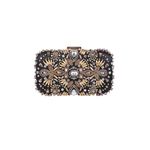 Fashion, accesorii si bijuterii - Femei - Accesorii femei - Genti si rucsacuri femei - Gentuta mica dama, eleganta, cu pietre multicolore, clutch, 155x90x40mm - Infinity.ro