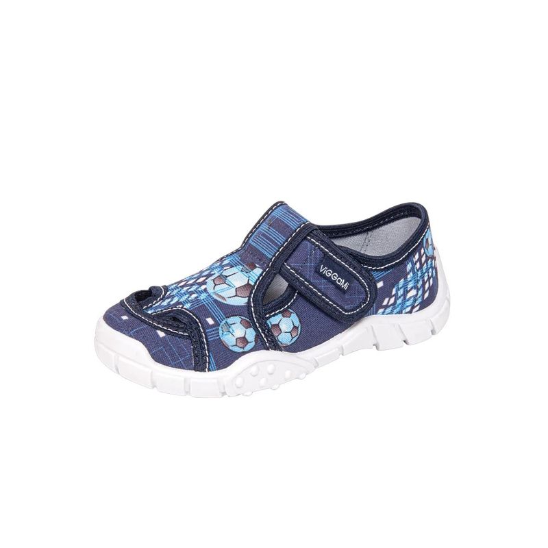 Fashion, accesorii si bijuterii - Copii - Incaltaminte copii - Pantofi copii - Pantofi cu interior de bumbac pentru baieti Vi-GGa-Mi Adas Albastru mar. 26 - Infinity.ro