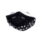 Petshop/Accesorii petshop/Culcusuri si custi/Accesorii culcusuri si custi - Culcus pentru Caini si Pisici , 55x42x6 Cm, Culoare neagra, Manolex® - Infinity.ro
