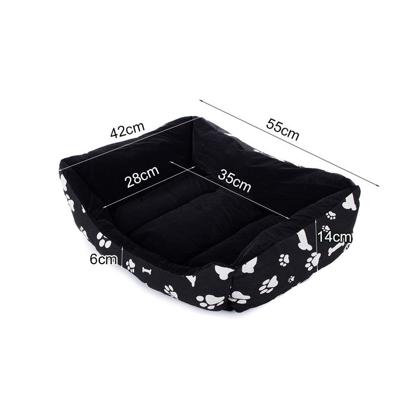 Petshop/Accesorii petshop/Culcusuri si custi/Accesorii culcusuri si custi - Culcus pentru Caini si Pisici , 55x42x6 Cm, Culoare neagra, Manolex® - Infinity.ro