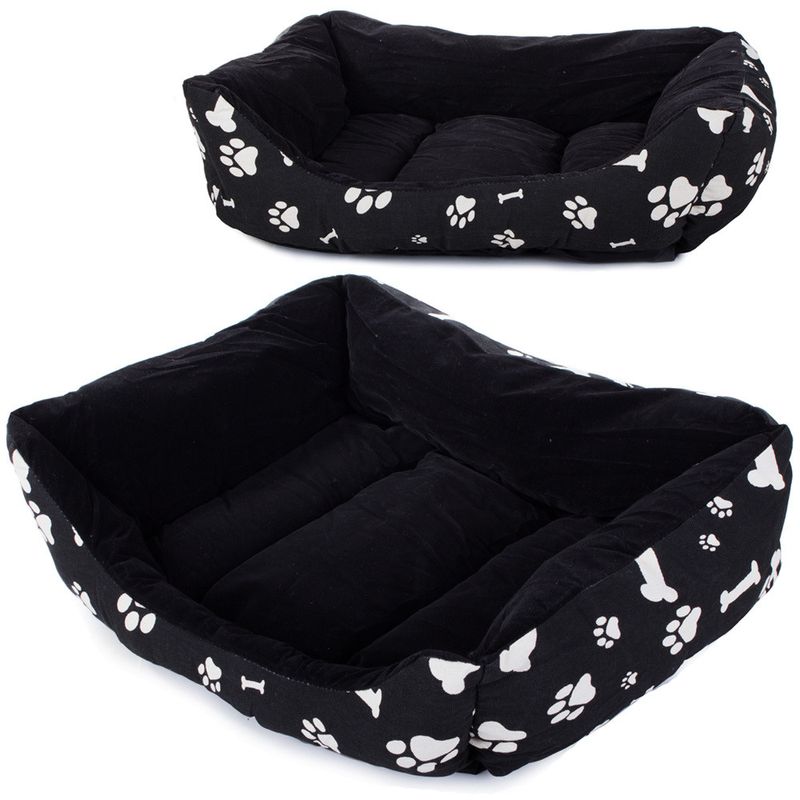 Petshop/Accesorii petshop/Culcusuri si custi/Accesorii culcusuri si custi - Culcus pentru Caini si Pisici , 55x42x6 Cm, Culoare neagra, Manolex® - Infinity.ro