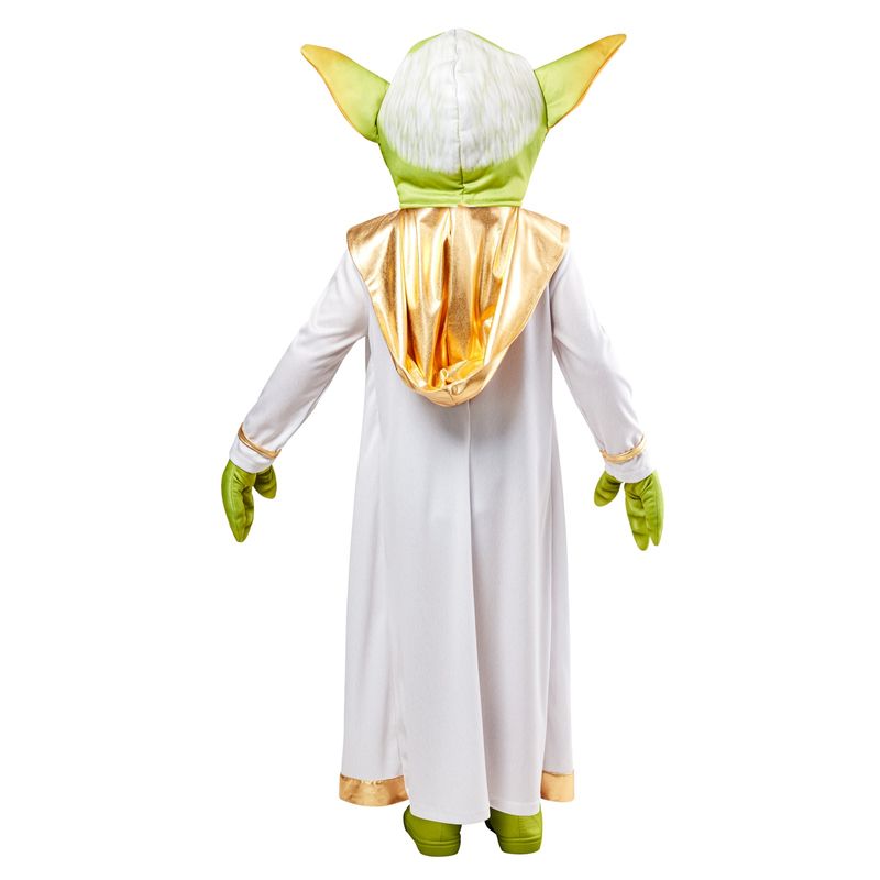 Jucarii, Copii si Bebe - Jucarii si jocuri - Jucarii de rol - Masti si costume copii - Costum Master Yoda, Aventurile Tinerilor Jedi pentru copii - Star Wars: Young Jedi Adventures 5-6 ani 110-116 cm - Infinity.ro